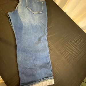 Old Navy Women's Straight Leg Jeans in Blue